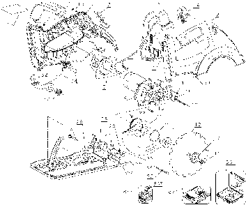 Exploded Diagram A Diagram and Parts List for SP1800CS Type 1 Black and Decker Circular Saw